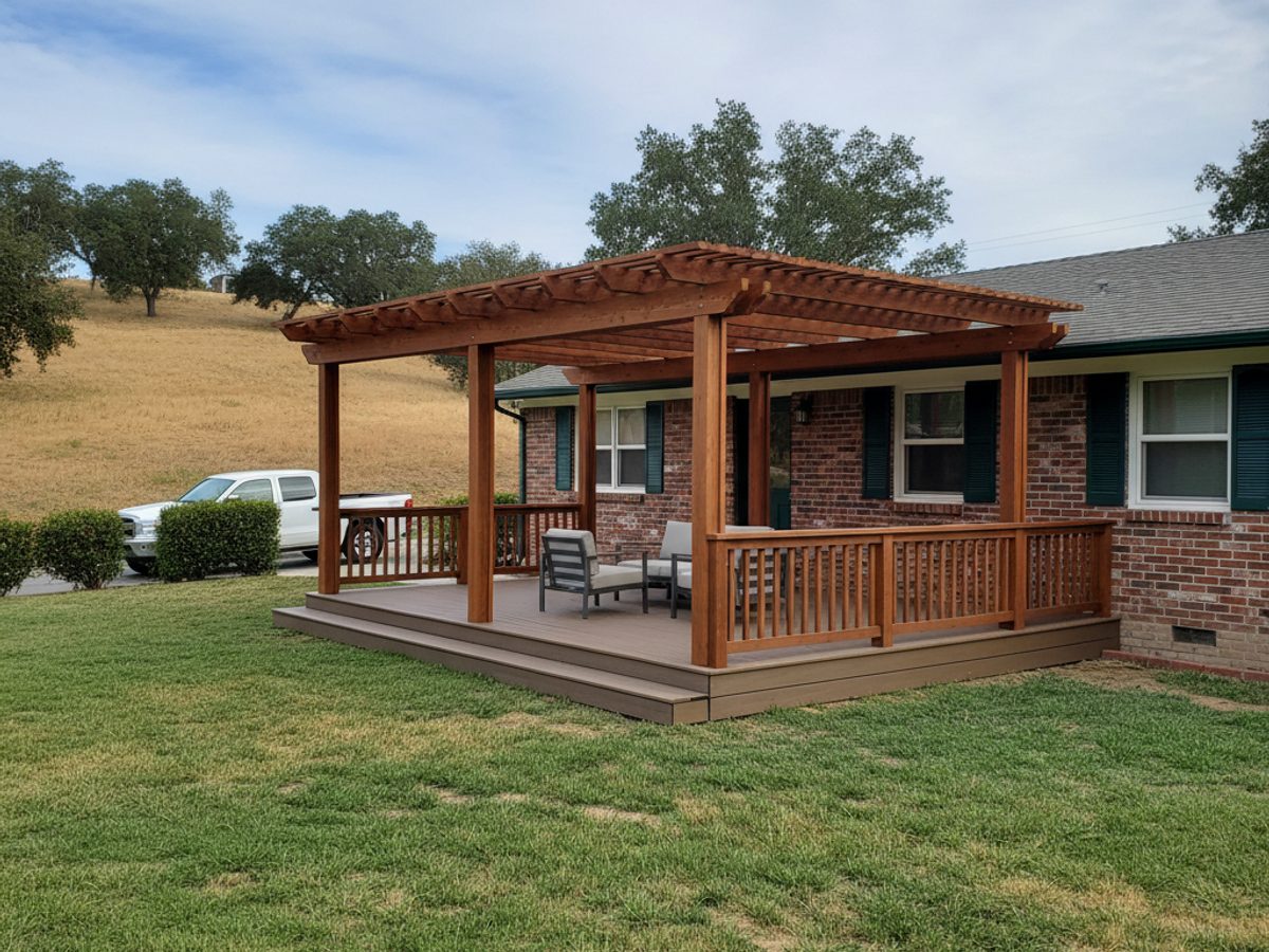 Deck Staining & Sealing completed by Apex Deck Solutions in Elk Grove, CA