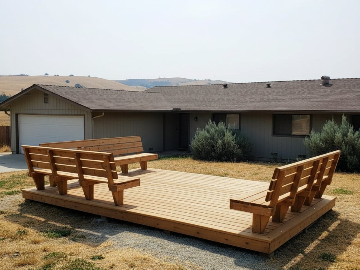 Deck Demolition & Removal completed by Apex Deck Solutions in Carmichael, CA